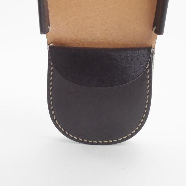 ほぼ未使用★万双【定価￥9,680-★ブライドルレザー仕様/コインケース/馬蹄型】小銭入れ/レザー/本革/黒/メンズ★l411