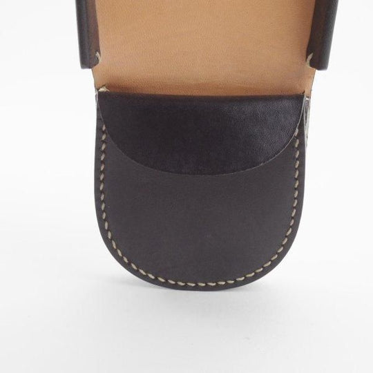 ほぼ未使用★万双【定価￥9,680-★ブライドルレザー仕様/コインケース/馬蹄型】小銭入れ/レザー/本革/黒/メンズ★l411