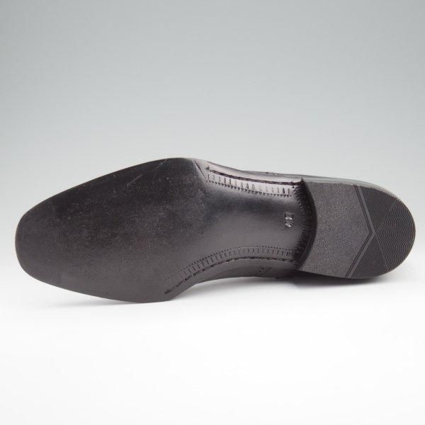 極上★(伊)BONORA/ボノーラ SIZE 42【貴重★サイドジップブーツ/黒】シボ革/メンズ★l413