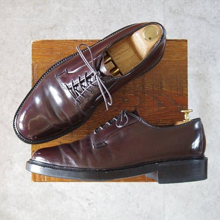 ★(米)フローシャイム 8E【コードバン仕様★インペリアル/Kenmoor/ケンムール】プレーントゥ/赤茶/メンズ/FLORSHEIM★l414