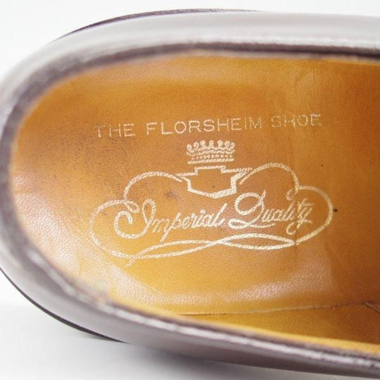 ★(米)フローシャイム 8E【コードバン仕様★インペリアル/Kenmoor/ケンムール】プレーントゥ/赤茶/メンズ/FLORSHEIM★l414