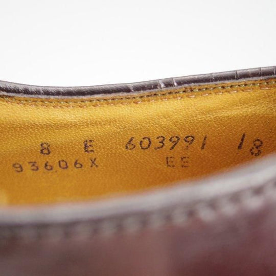 ★(米)フローシャイム 8E【コードバン仕様★インペリアル/Kenmoor/ケンムール】プレーントゥ/赤茶/メンズ/FLORSHEIM★l414