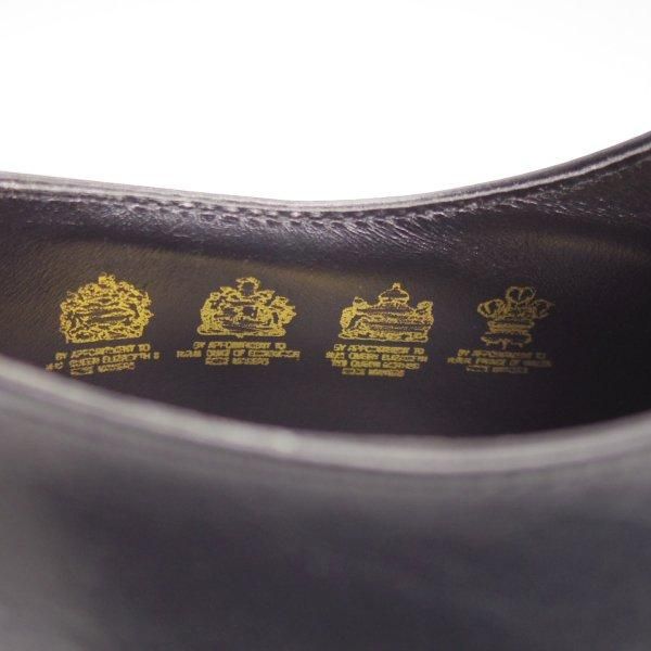 極上★(英)Ede&Ravenscroft 8E【貴重★ロイヤルワラント4つ時代/プレーントゥ/CHELSEA】黒/イード&レベンスクロフト/CHEANEY★l415