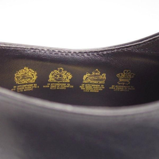 極上★(英)Ede&Ravenscroft 8E【貴重★ロイヤルワラント4つ時代/プレーントゥ/CHELSEA】黒/イード&レベンスクロフト/CHEANEY★l415