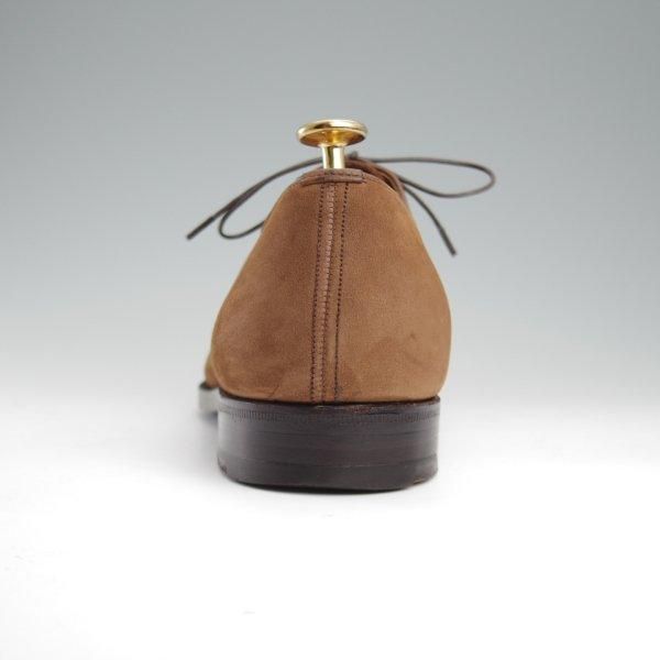 極上★チャーチ 80F/UK8【旧チャーチ★Barcroft/バークロフト】84ラスト/3都市ロゴ/パンチドキャップトゥ/ヌバック/茶/Church's★l418