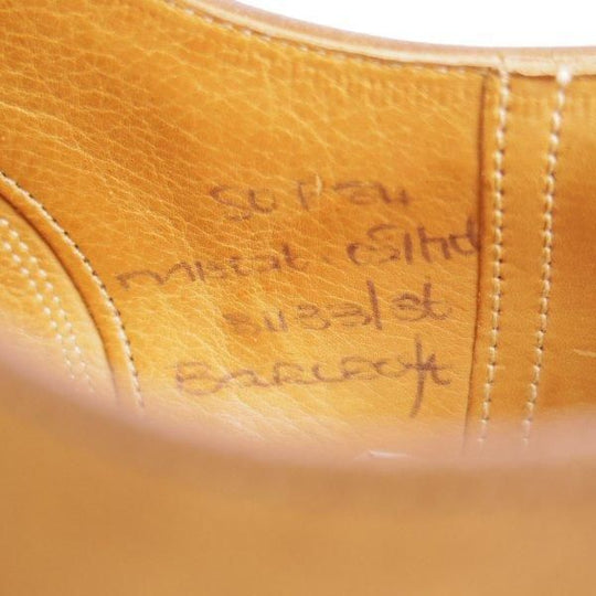 極上★チャーチ 80F/UK8【旧チャーチ★Barcroft/バークロフト】84ラスト/3都市ロゴ/パンチドキャップトゥ/ヌバック/茶/Church's★l418