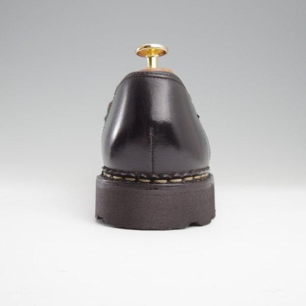 極美品★パラブーツ SIZE 8【定価￥94,600-★ランス/REIMS】ノアール/NOIR/コインローファー/リスレザー/黒/メンズ/Paraboot★l419