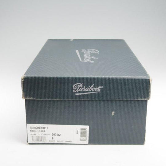 極美品★パラブーツ SIZE 8【定価￥94,600-★ランス/REIMS】ノアール/NOIR/コインローファー/リスレザー/黒/メンズ/Paraboot★l419