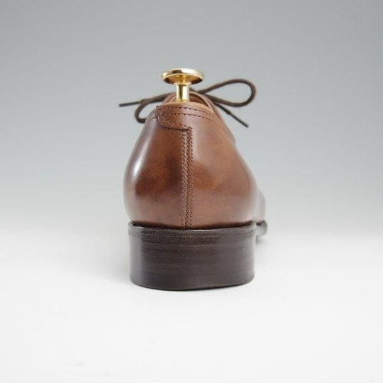 美品★ジョンロブ 6E【定価￥397,100-★プレステージライン/Marldon/7000ラスト】ミュージアムカーフ/ホールカット/茶/JOHN LOBB★l424