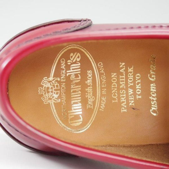 極美品★チャーチ 60G/UK6【定価￥139,700-★コインローファー/TUNBRIDGE】126ラスト/ポリッシュドバインダーカーフ/Church's★l425