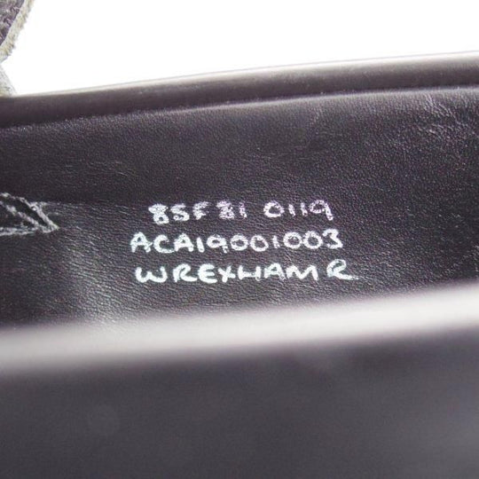 極美品★チャーチ 85F/UK8.5【現行5都市ロゴ★CAPSTONE 2/コインローファー】126ラスト/ポリッシュドバインダーカーフ/黒/Church's★l426