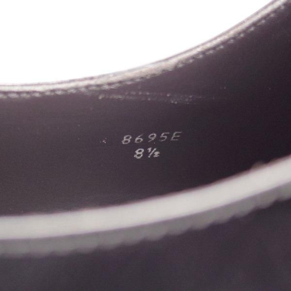 極美品★ジョンロブ 8.5E【貴重★CALISTO/カリスト/8695ラスト】プレーントゥ/パテントレザー/黒/メンズ/JOHN LOBB★l427