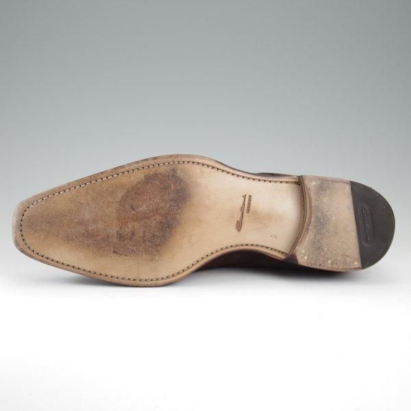 極美品★(伊)サントーニ SIZE 6【上級★グッドイヤーウェルテッド製法/チャッカーブーツ】13511/スエード/濃茶/メンズ/Santoni★l428