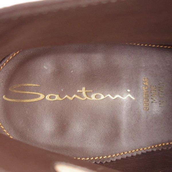 極美品★(伊)サントーニ SIZE 6【上級★グッドイヤーウェルテッド製法/チャッカーブーツ】13511/スエード/濃茶/メンズ/Santoni★l428