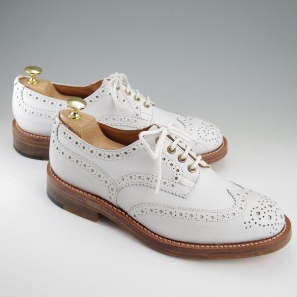 トリッカーズ SIZE 7.5【BOURTON/バートン/白】 | 高級中古革靴
