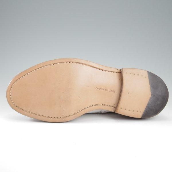 未使用★トリッカーズ SIZE 7.5【定価￥121,000-★BOURTON/バートン】M5633/カントリーシューズ/白/ホワイト/メンズ/Tricker's★l429
