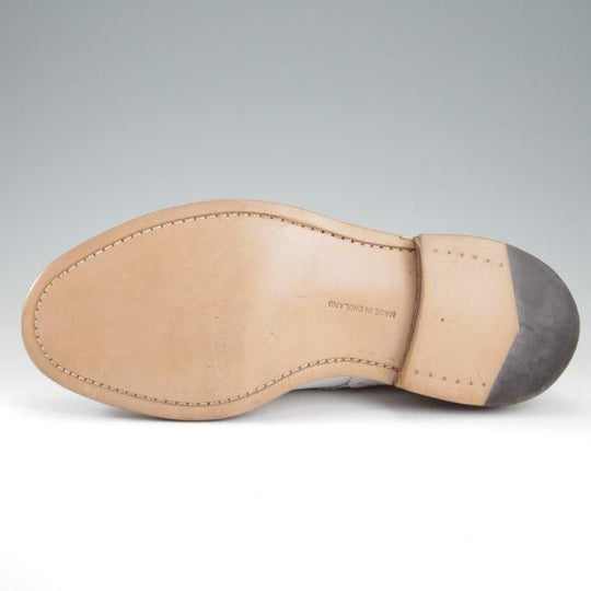 未使用★トリッカーズ SIZE 7.5【定価￥121,000-★BOURTON/バートン】M5633/カントリーシューズ/白/ホワイト/メンズ/Tricker's★l429