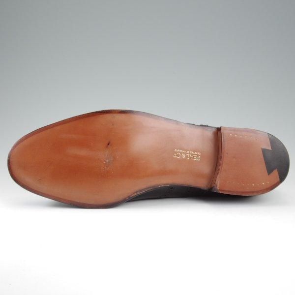 未使用★クロケット&ジョーンズ UK8.5/US9D【貴重★ブルックスブラザーズ別注/Peal&co】フルブローグ/カーフ/黒/Crockett&Jones★l431