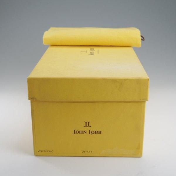 極美品★ジョンロブ 7E【ミュージアムカーフ風パティーヌ★ASCOT/オックスフォードシューズ】1105ラスト/濃茶/メンズ/JOHN LOBB★l433