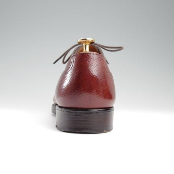 極上★(英)ガジアーノ&ガーリング 8F【貴重★EG/ドーバー似寄りモデル/純正ツリー付】STAMFORD/ハッチグレイン/Uチップ/タン/茶★l434