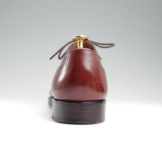 極上★(英)ガジアーノ&ガーリング 8F【貴重★EG/ドーバー似寄りモデル/純正ツリー付】STAMFORD/ハッチグレイン/Uチップ/タン/茶★l434