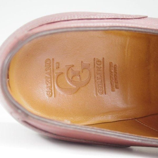 極上★(英)ガジアーノ&ガーリング 8F【貴重★EG/ドーバー似寄りモデル/純正ツリー付】STAMFORD/ハッチグレイン/Uチップ/タン/茶★l434