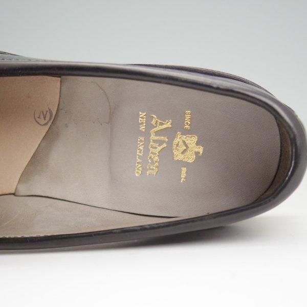 ほぼ未使用★オールデン 7.5E【現行定価18万円程度★コードバン仕様/9989】ヴァンラスト/コインローファー/黒/メンズ/ALDEN★l435