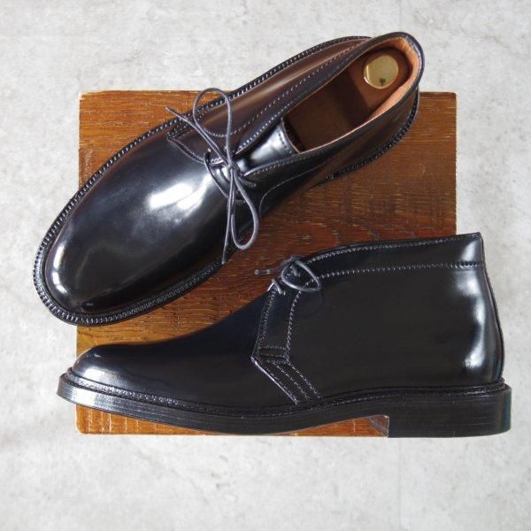未使用★オールデン 7.5E【定価￥189,200-★コードバン仕様/1340】バリーラスト/チャッカブーツ/黒/メンズ/ALDEN★l436