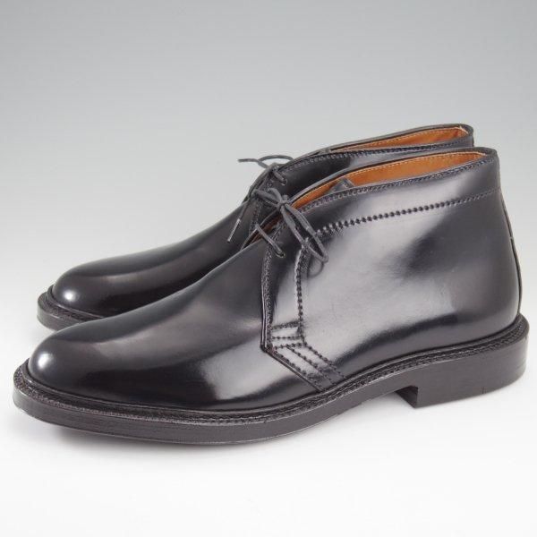 未使用★オールデン 7.5E【定価￥189,200-★コードバン仕様/1340】バリーラスト/チャッカブーツ/黒/メンズ/ALDEN★l436