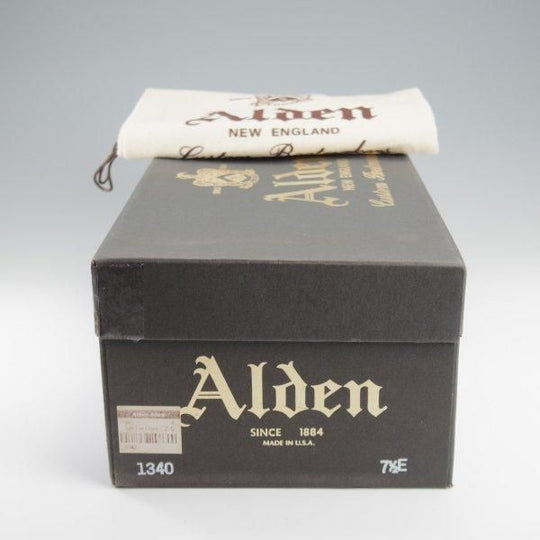 未使用★オールデン 7.5E【定価￥189,200-★コードバン仕様/1340】バリーラスト/チャッカブーツ/黒/メンズ/ALDEN★l436