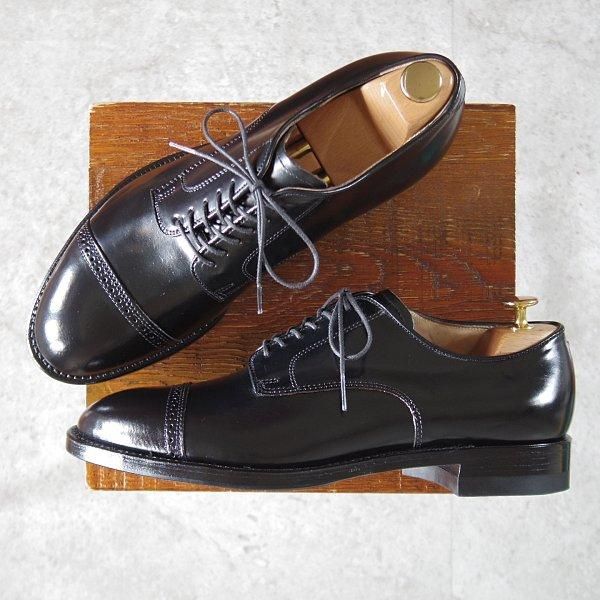 未使用★オールデン 8D【定価￥182,600-★コードバン仕様/モディファイドラスト/56251】パンチドキャップトゥ/黒/メンズ/ALDEN★l438