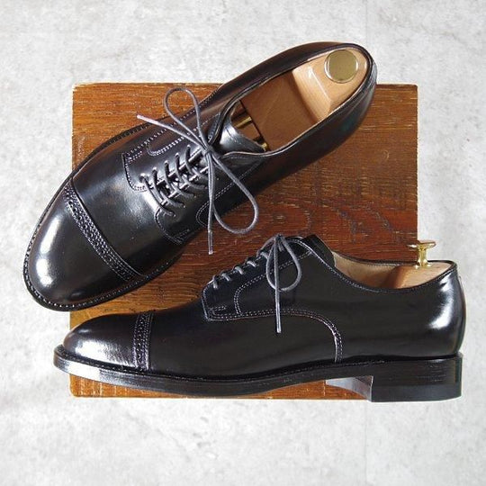 未使用★オールデン 8D【定価￥182,600-★コードバン仕様/モディファイドラスト/56251】パンチドキャップトゥ/黒/メンズ/ALDEN★l438