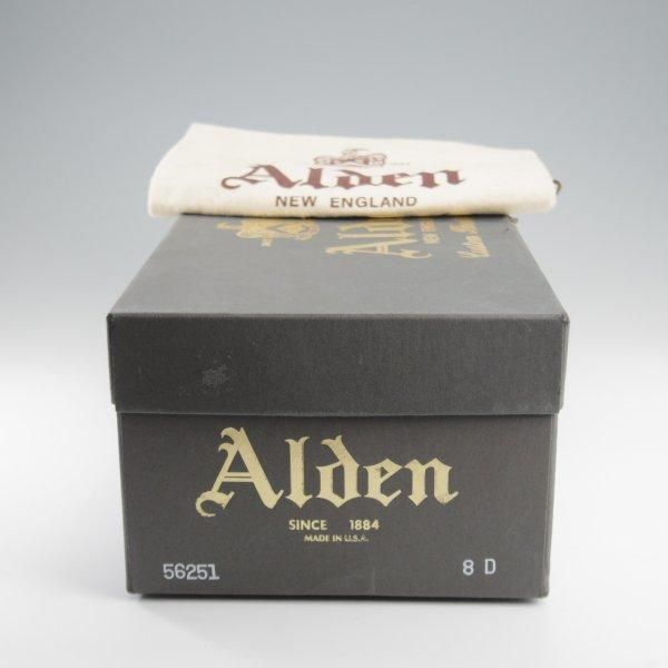 未使用★オールデン 8D【定価￥182,600-★コードバン仕様/モディファイドラスト/56251】パンチドキャップトゥ/黒/メンズ/ALDEN★l438