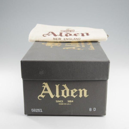未使用★オールデン 8D【定価￥182,600-★コードバン仕様/モディファイドラスト/56251】パンチドキャップトゥ/黒/メンズ/ALDEN★l438