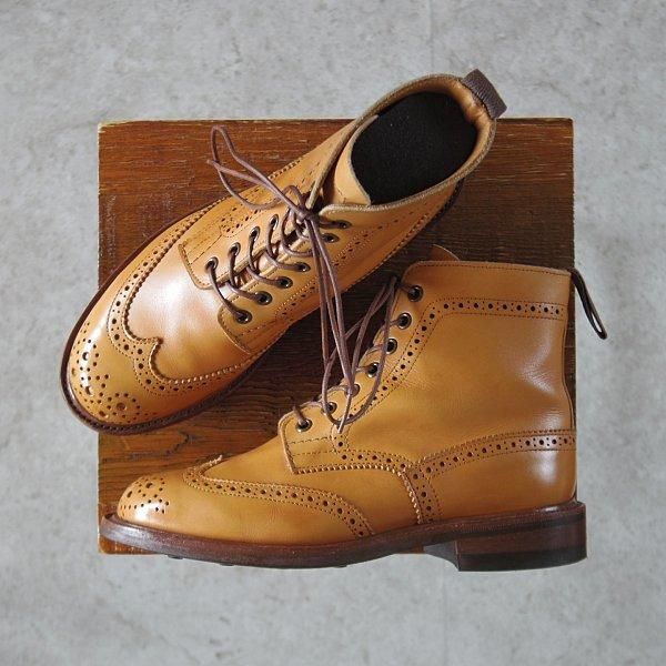 極上★トリッカーズ(レディース) SIZE 4.5【定価￥132,000-★エイコンアンティーク/カントリーブーツ】L5411/薄茶/Tricker's★l442