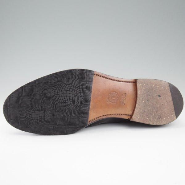 美品★(英)グレンソン 6.5F【上級★G-ONEライン/G1/ストレートチップ】ポリッシュレザー/黒/メンズ/GRENSON★l445
