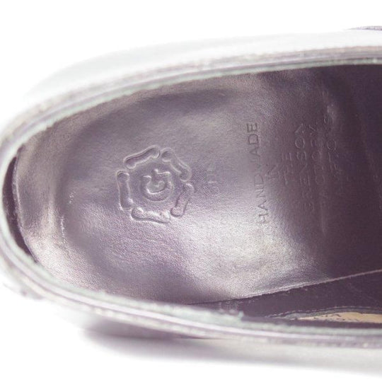 美品★(英)グレンソン 6.5F【上級★G-ONEライン/G1/ストレートチップ】ポリッシュレザー/黒/メンズ/GRENSON★l445