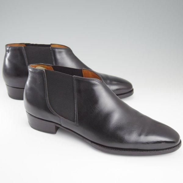 ★Oriental/オリエンタル SIZE 8【上級★ベベルドグッドイヤー/サイドゴアブーツ】カーフ/黒/メンズ★l446