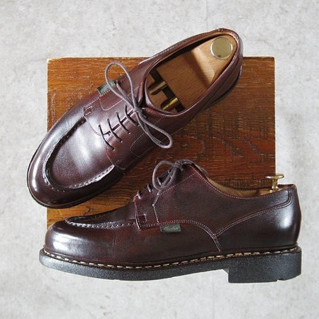 ★パラブーツ SIZE 8【定価￥96,800-★シャンボード/CHAMBORD】リスレザー/TEXソール/Uチップ/濃茶/メンズ/Paraboot★l447