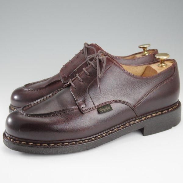 ★パラブーツ SIZE 8【定価￥96,800-★シャンボード/CHAMBORD】リスレザー/TEXソール/Uチップ/濃茶/メンズ/Paraboot★l447