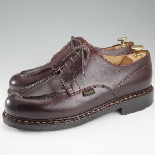 ★パラブーツ SIZE 8【定価￥96,800-★シャンボード/CHAMBORD】リスレザー/TEXソール/Uチップ/濃茶/メンズ/Paraboot★l447