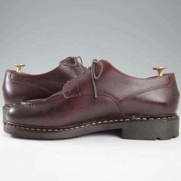 ★パラブーツ SIZE 8【定価￥96,800-★シャンボード/CHAMBORD】リスレザー/TEXソール/Uチップ/濃茶/メンズ/Paraboot★l447