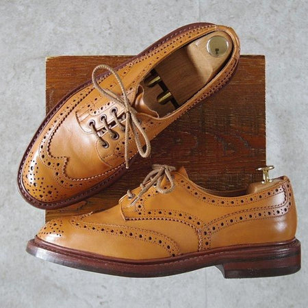 極美品★トリッカーズ SIZE 8.5【定価￥121,000-★ダイナイトソール/BOURTON/エイコンアンティーク】カントリーシューズ/Tricker's★l449