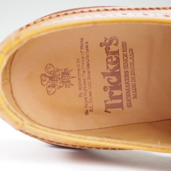極美品★トリッカーズ SIZE 8.5【定価￥121,000-★ダイナイトソール/BOURTON/エイコンアンティーク】カントリーシューズ/Tricker's★l449