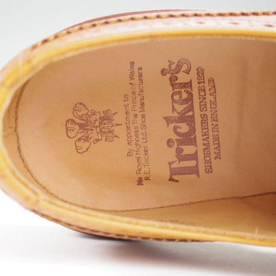 極美品★トリッカーズ SIZE 8.5【定価￥121,000-★ダイナイトソール/BOURTON/エイコンアンティーク】カントリーシューズ/Tricker's★l449