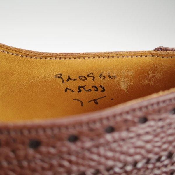 極上★トリッカーズ SIZE 7【定価￥121,000-★BOURTON/コマンドソール】バートン/フルブローグ/カントリーシューズ/濃茶/Tricker's★l450