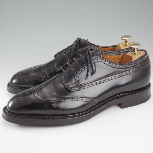 ★チャーチ 85F/UK8.5【旧チャーチ★ブックバインダーカーフ/GRAFTON/73ラスト】グラフトン/フルブローグ/黒/メンズ/Church's★l451