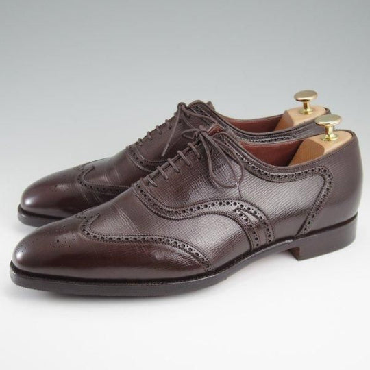 極上★クロケット&ジョーンズ 9E【ハンドグレードライン★HAMPTON 2/ハンプトン】367ラスト/フルブローグ/濃茶/Crockett&Jones★l455