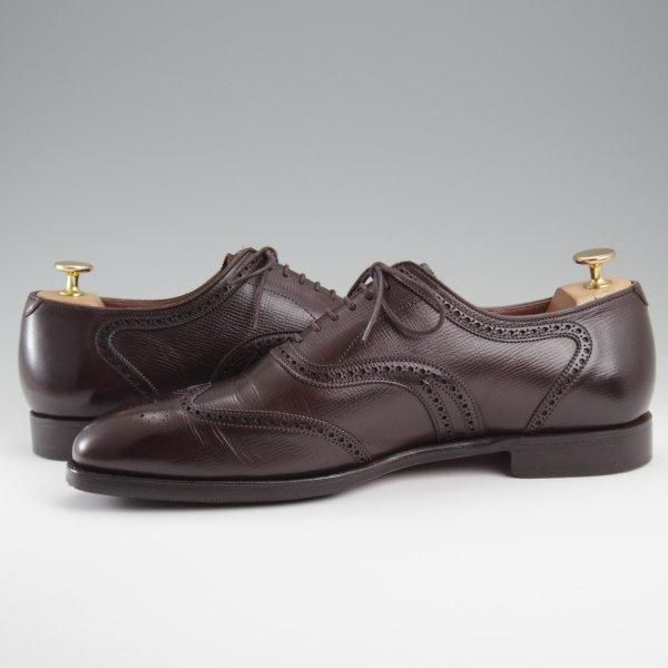 極上★クロケット&ジョーンズ 9E【ハンドグレードライン★HAMPTON 2/ハンプトン】367ラスト/フルブローグ/濃茶/Crockett&Jones★l455