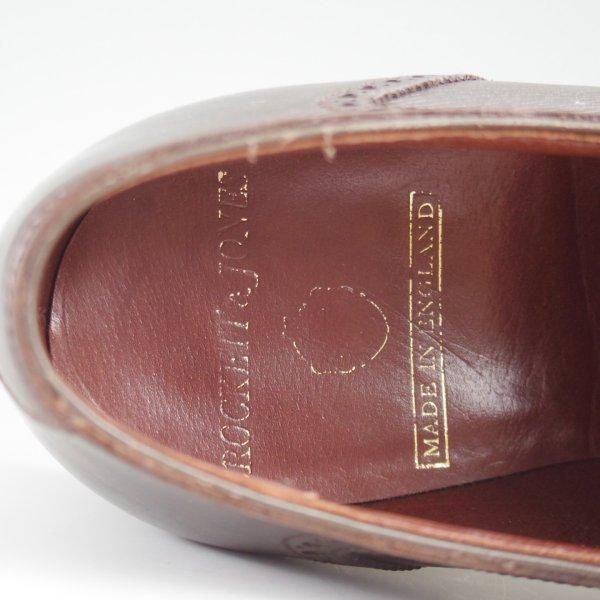 極上★クロケット&ジョーンズ 9E【ハンドグレードライン★HAMPTON 2/ハンプトン】367ラスト/フルブローグ/濃茶/Crockett&Jones★l455